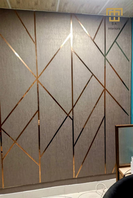 PVC Golden Strips 1&2 Inches and Decorative PVC Small Pieces