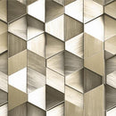 METALLIC SHAPES - Premium Wallpaper Rolls