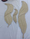 fiber feather leaf for wall