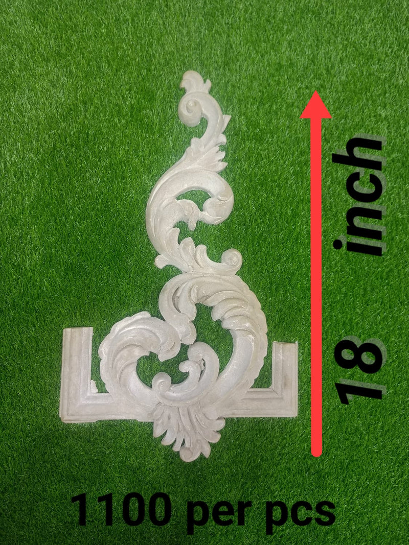 flower wall molding corners / French wall moulding flowers