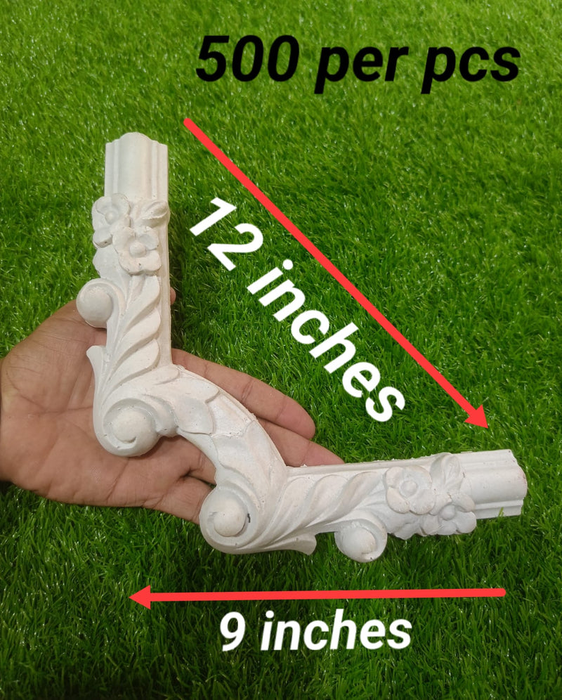 flower wall molding corners / French wall moulding flowers