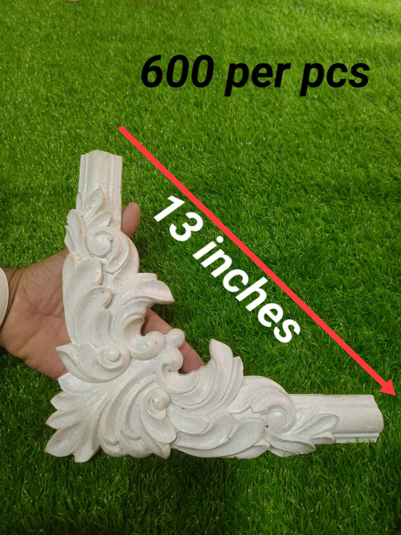 flower wall molding corners / French wall moulding flowers