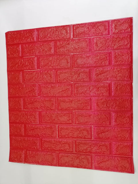 3d Wallpaper Fomic / self adhesive wall paper / bricks wallpaper fomic