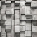 WOODEN CUBES - Premium Wallpaper Rolls