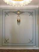 flower wall molding corners / French wall moulding flowers