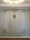 flower wall molding corners / French wall moulding flowers