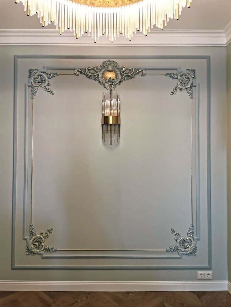 flower wall molding corners / French wall moulding flowers