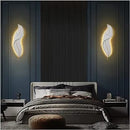 fiber feather leaf for wall