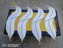 fiber feather leaf for wall