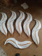 fiber feather leaf for wall