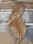 fiber feather leaf for wall
