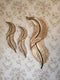 fiber feather leaf for wall