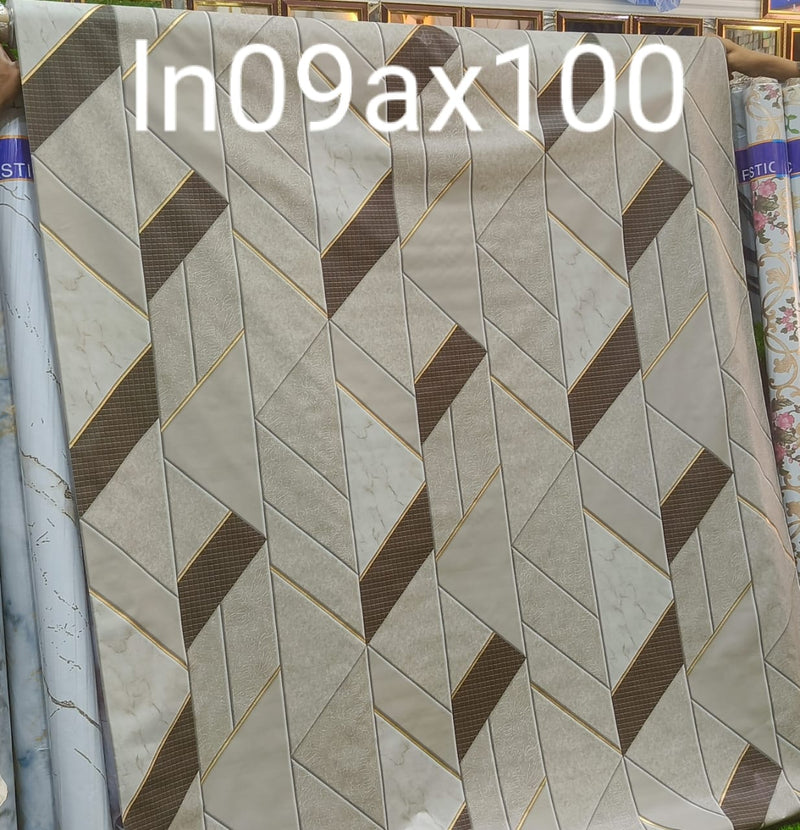 fabric wall paper ( 5feet x 60 feet ) polyester base wallpaper / wallpaper for seepage wall / non tear able wall paper NP 2548JB