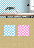 CHECKERED CHIC - CROWN WALLPAPER ROLLS B582222-B582223
