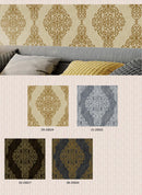Classical Damask PVC Wallpaper - METALLIC WALLPAPER ROLLS 20024-20027