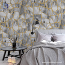GEOMETRIC STONE - Premium Wallpaper Rolls
