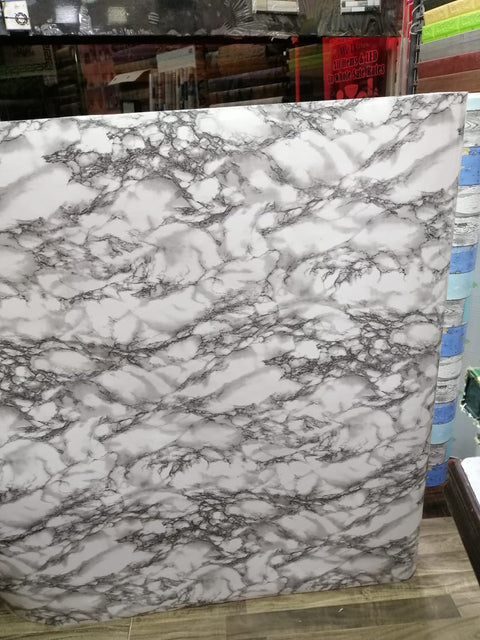 Multiple Sizes Self Adhesive Marble Design Furniture Stickers PVC Wallpaper Cabinets Gloss Film Vinyl
