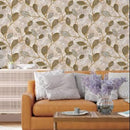 Golden Leaves - Premium Wallpaper Roll